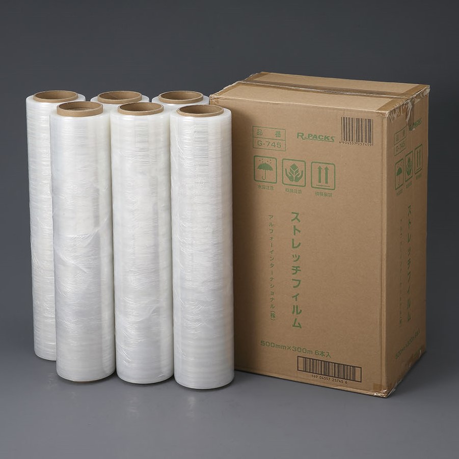 業務品ですが、ストレッチフイルムも扱っています